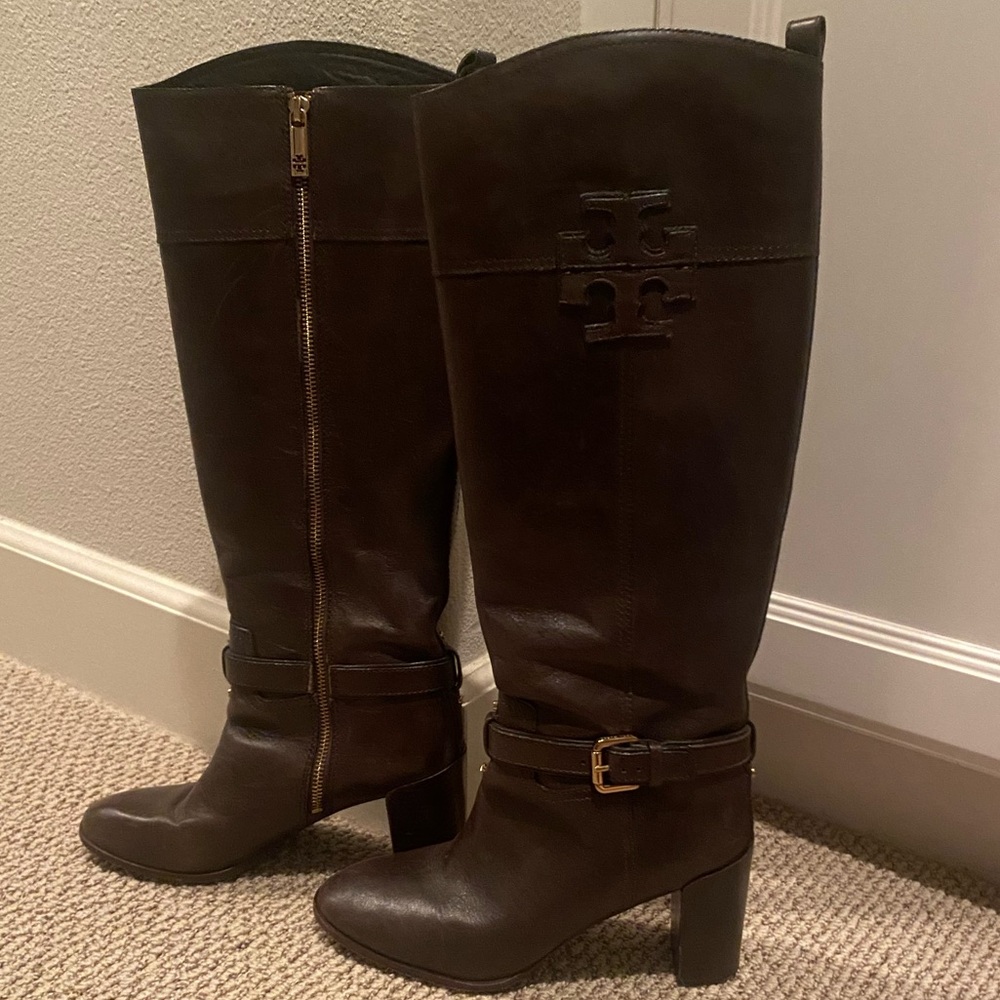 Tory Burch heeled leather boots